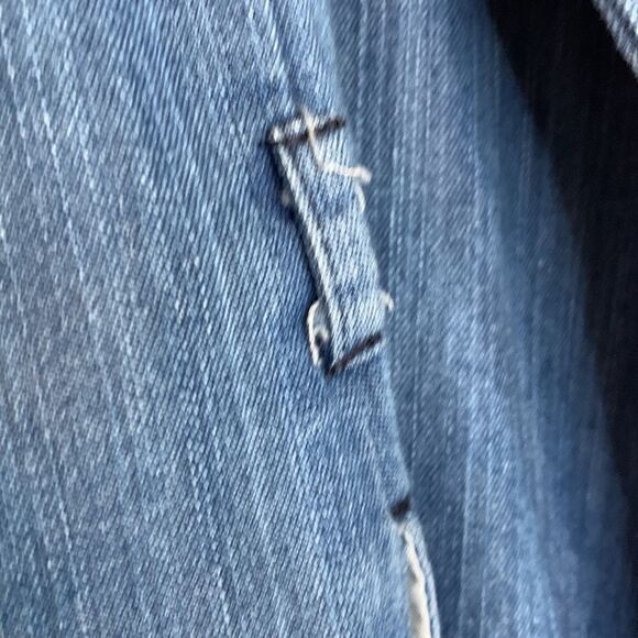 Papermoon size small denim long sleeve dress. No belt included - Picture 5 of 7